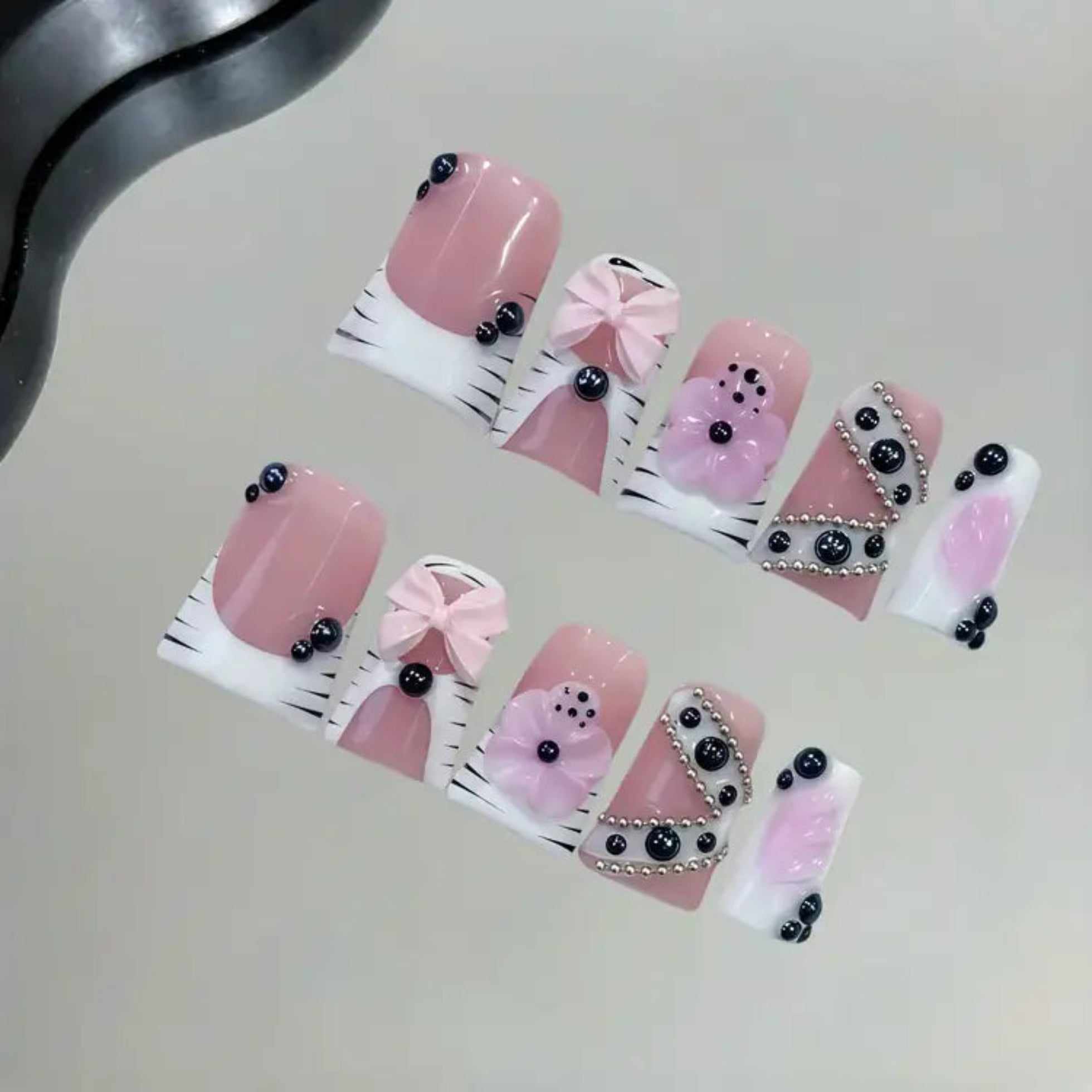 Zebra Print Bow