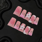 Blush Cherry Blossom Polka Dot