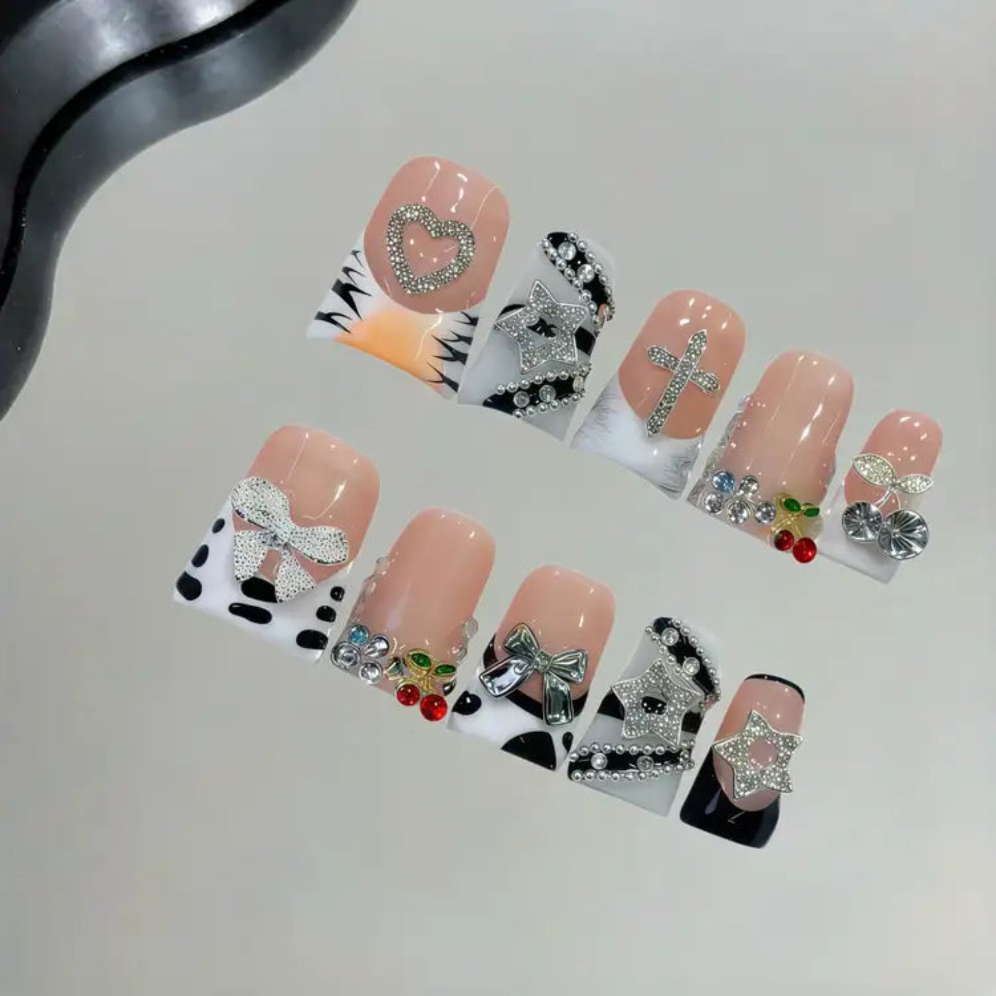 Gothic Cow Print