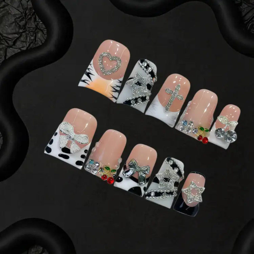 Gothic Cow Print
