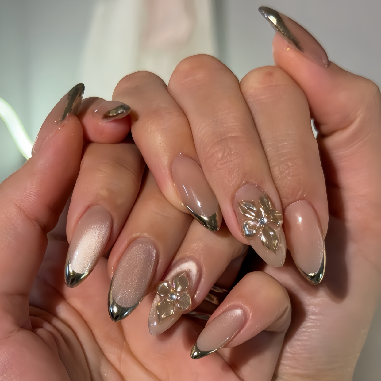 Nude Pink Cat Eye