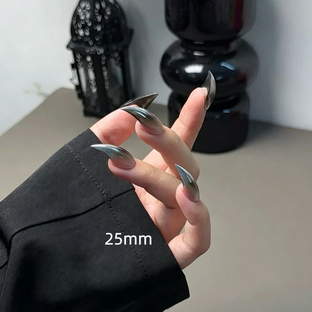 Nude to Silver Ombre
