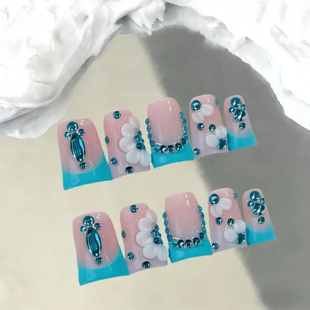 Ocean Blue Bubble Sparkle