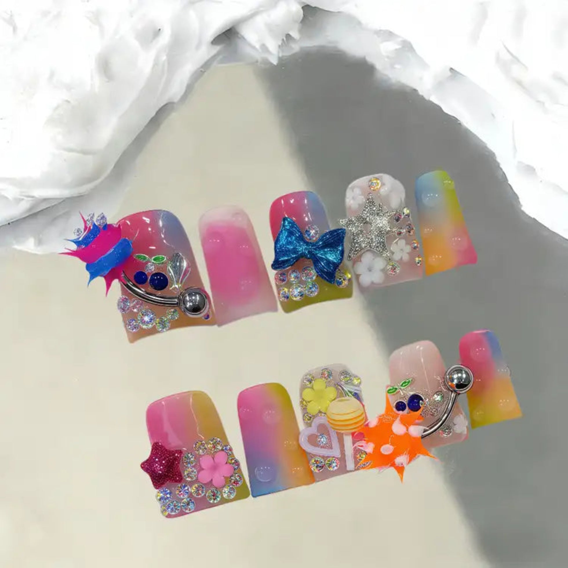 Rainbow Candy Y2K Sparkle