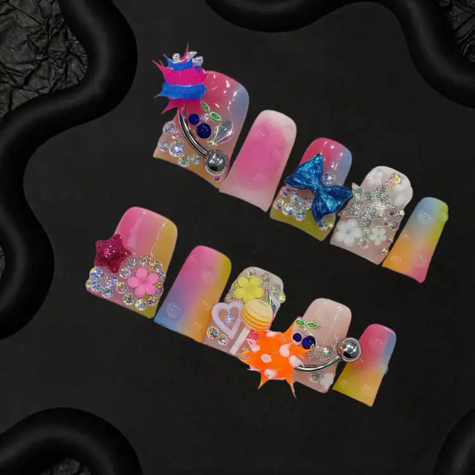 Rainbow Candy Y2K Sparkle