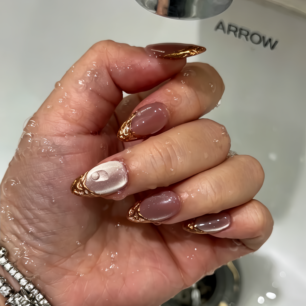 Rose Gold Lace French