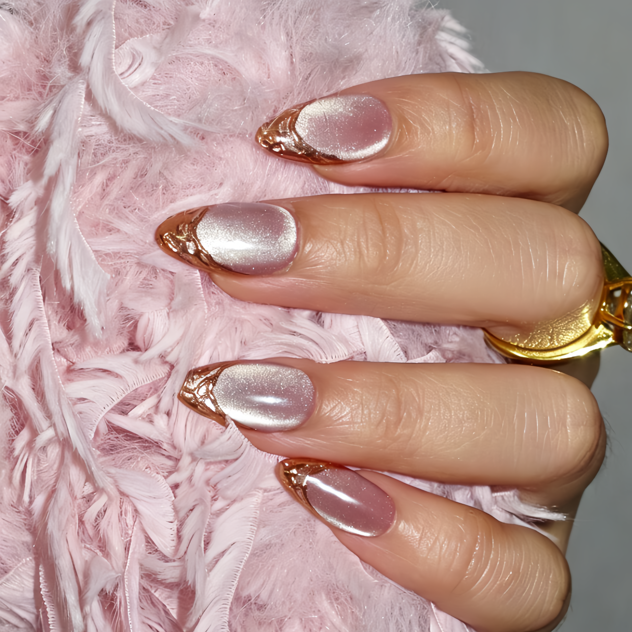 Rose Gold Lace French
